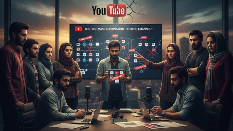 Mabast King on the YouTube Mass Termination and Recovery of Kurdish Channels